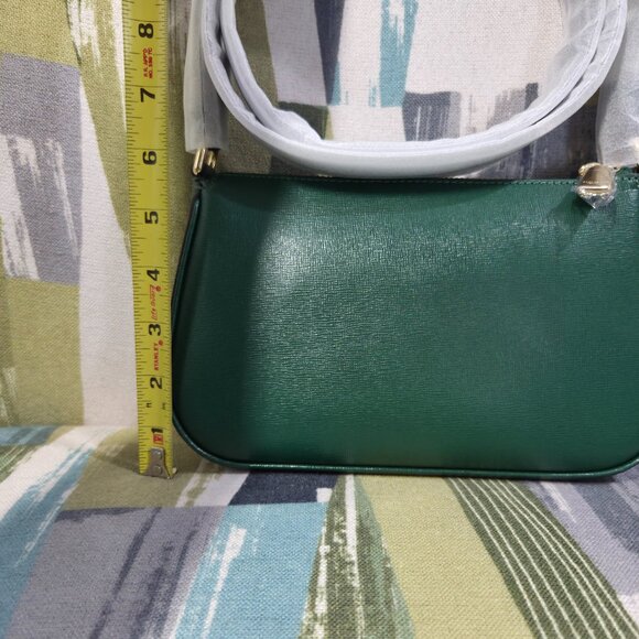 Kate Spade New York Bleecker Saffiano Small Leather Crossbody Bag In Arugula - Picture 4 of 13